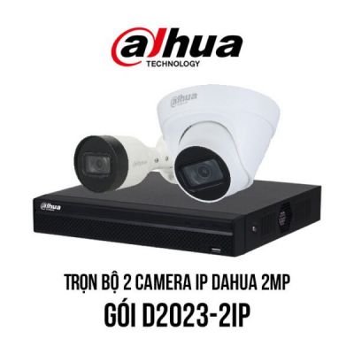 Bộ 2 Camera Dahua Và Đầu Ghi Hình