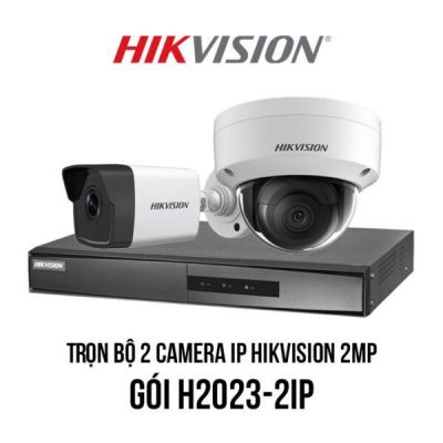 Bộ 2 Camera HIK và Đầu ghi hình