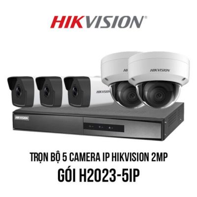 Bộ 5 Camera HIK và Đầu ghi hình