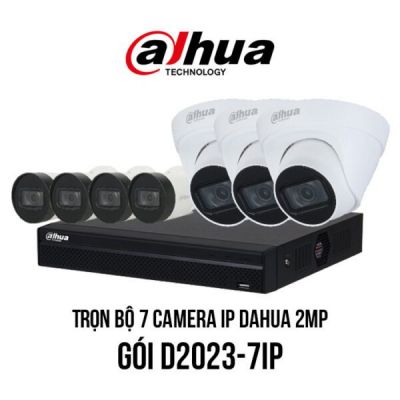 Bộ 7 Camera Dahua Và Đầu Ghi Hình