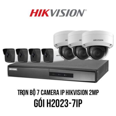 Bộ 7 Camera HIK và Đầu ghi hình